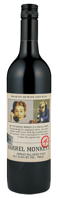 Barrel Monkeys McLaren Vale Shiraz 2019 Barrel Monkeys McLaren Vale Shiraz 2019