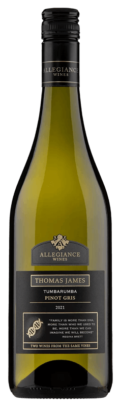 Allegiance Wines Thomas James Tumbarumba Pinot Gris Allegiance Wines Thomas James Tumbarumba Pinot Gris