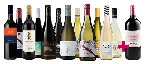 Cyber Monday Mixed Dozen + Free Caravan Petite Sirah Magnum