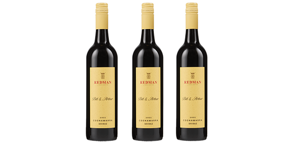 Redman Bill & Arthur Coonawarra Shiraz 3-bottle Add-on