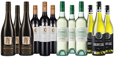 12 Delicious Reds & Whites for $120