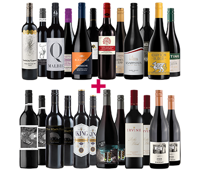 Gold-Medal Showstopper Reds & Black Reds 24-bottle BULK DEAL