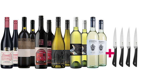 12 Mixed + Free Steak Knives for $99