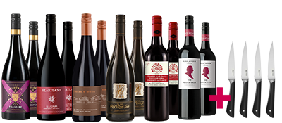 Steakhouse Reds Dozen + Free Steak Knives Steakhouse Reds Dozen + Free Steak Knives