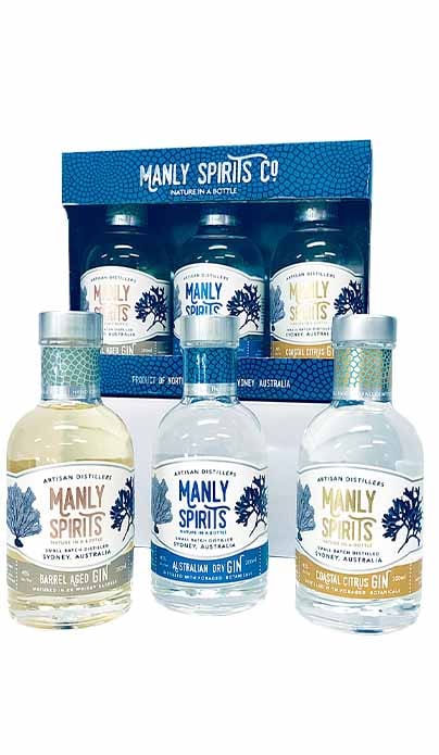 Manly Spirits 3 x 200ml Gin Tasting Pack NV
